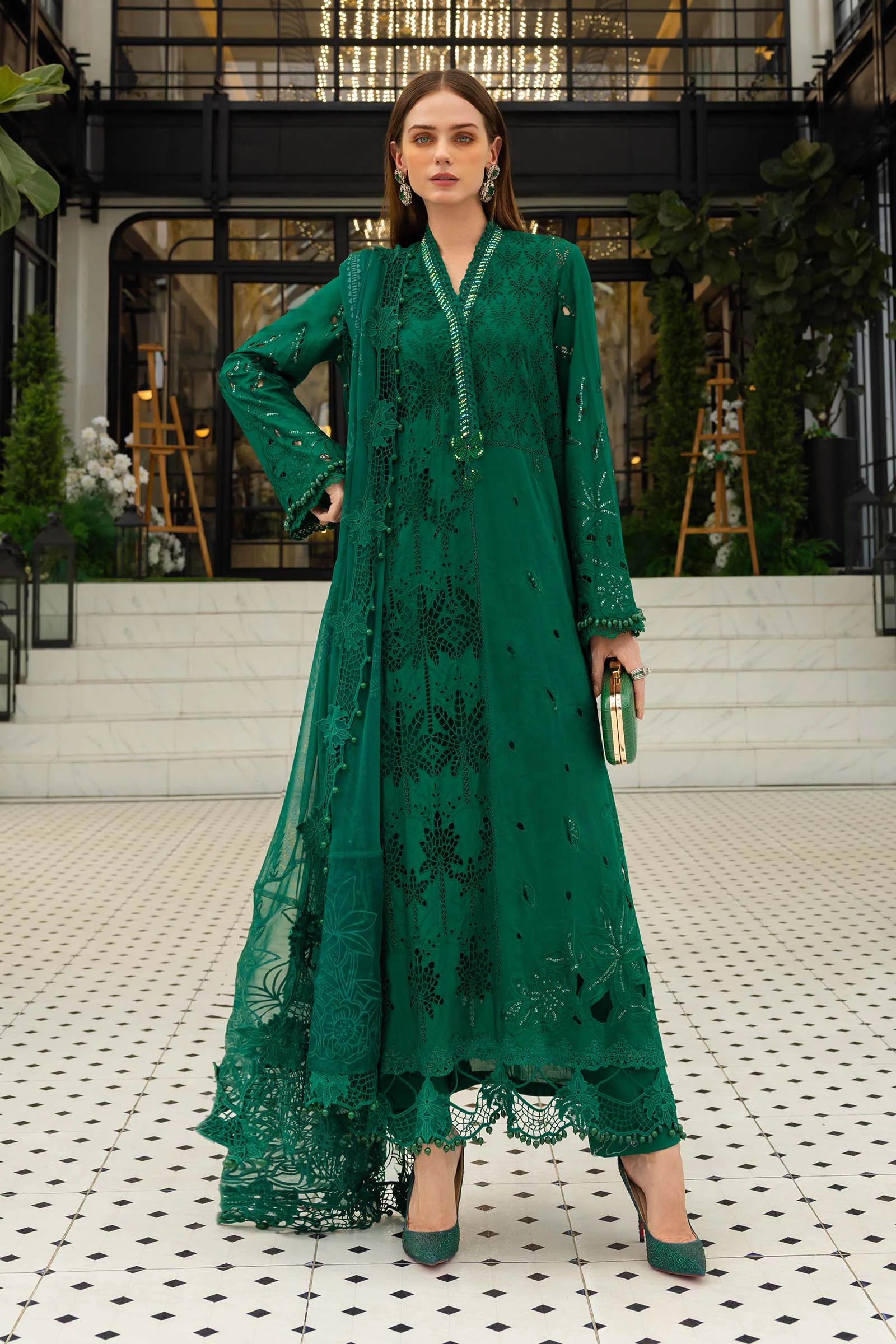MARIA B LUXURY LAWN 2026- D4