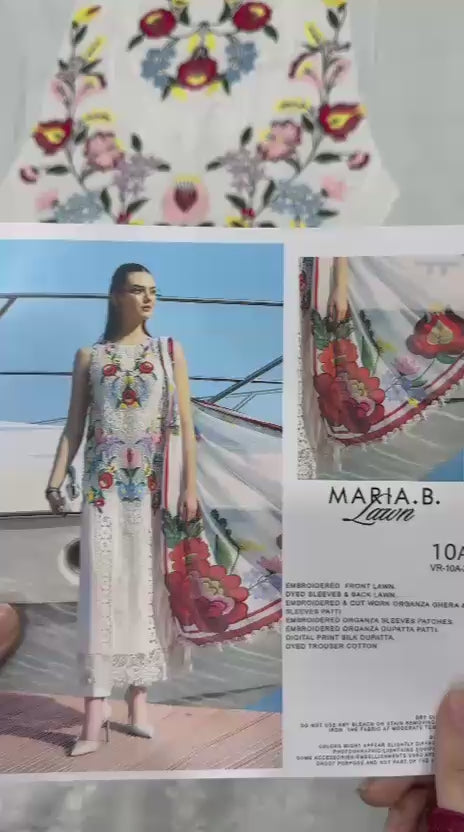 MARIA B LUXURY LAWN - 10A
