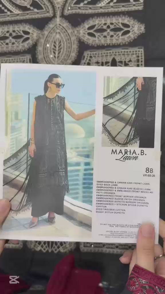 MARIA B LUXURY LAWN - 8B