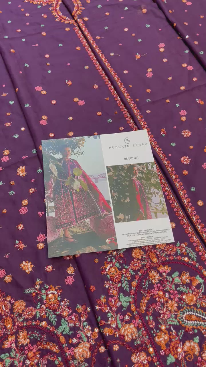HUSSAIN REHAR LUXURY LAWN - 08 - NIHDI