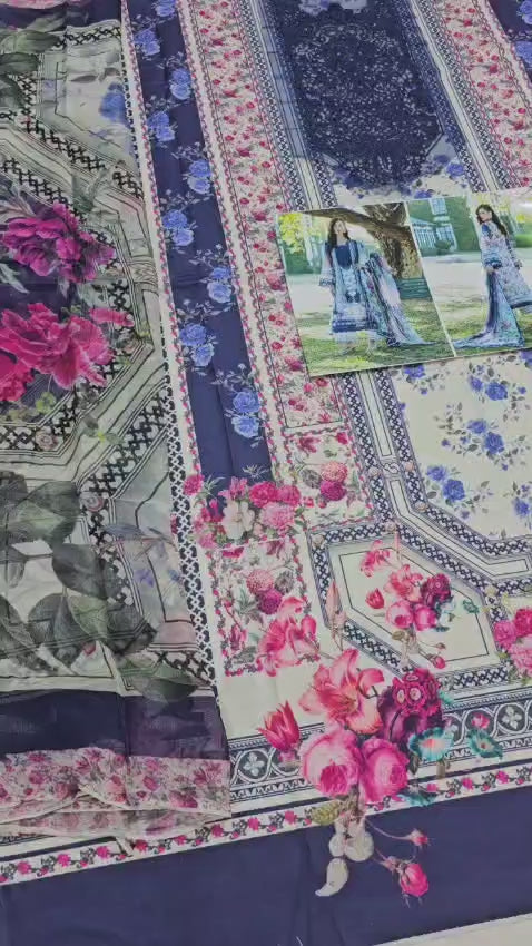 ELAF EMBROIDERED PRINTS  - VERONICA
