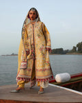 HUSSAIN REHAR LUXURY LAWN 2026 - 07 - OCHRE