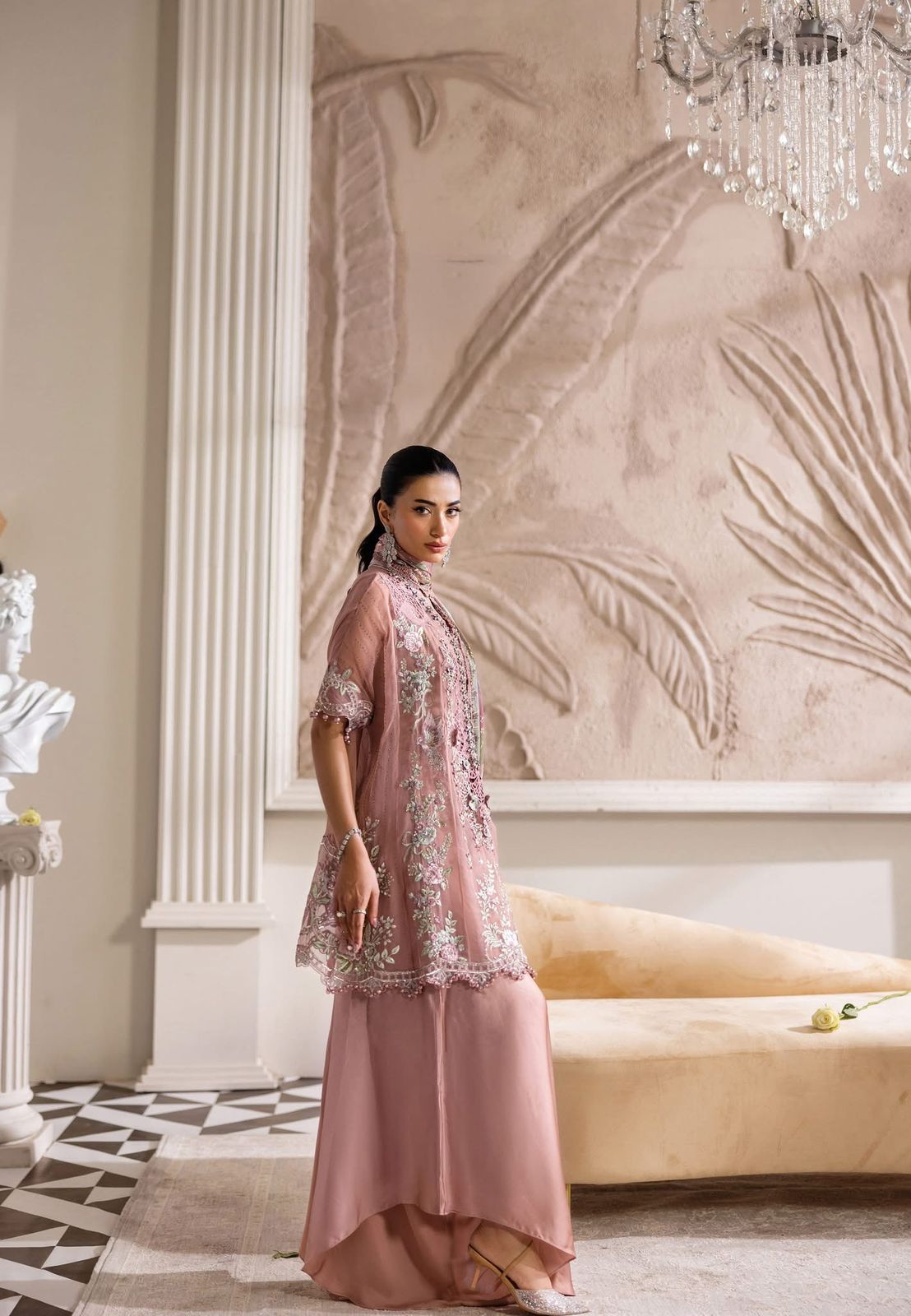 MARIA B - UNSTITCHED CHIFFON COLLECTION- MPC 105