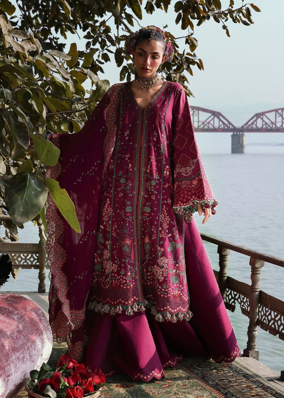 HUSSAIN REHAR LUXURY LAWN - 04 - ANJAS