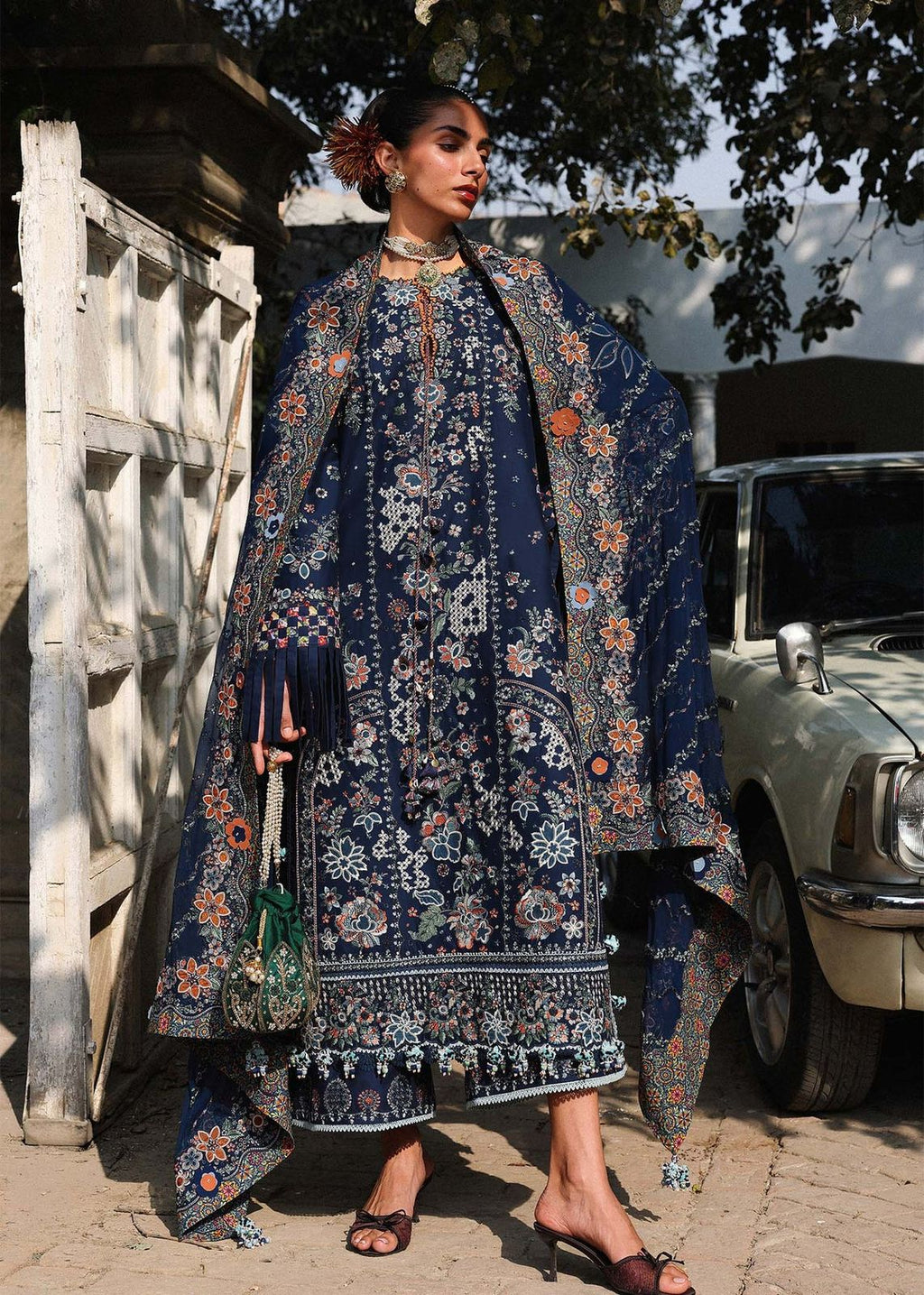 HUSSAIN REHAR LUXURY LAWN 2026 - 04 - AMALFE