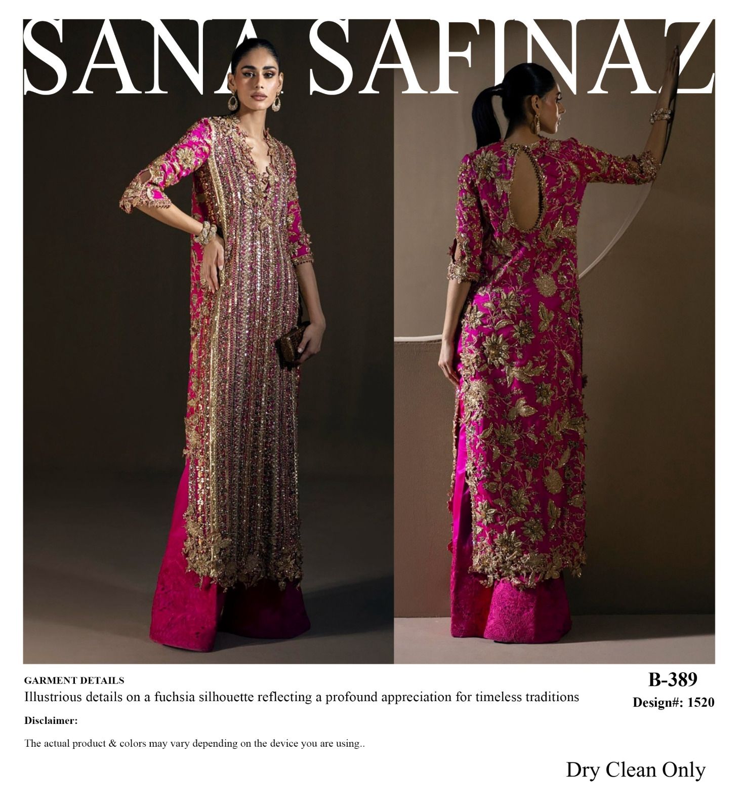 SANA SAFINAZ - COUTURE  LUXURY FORMALS