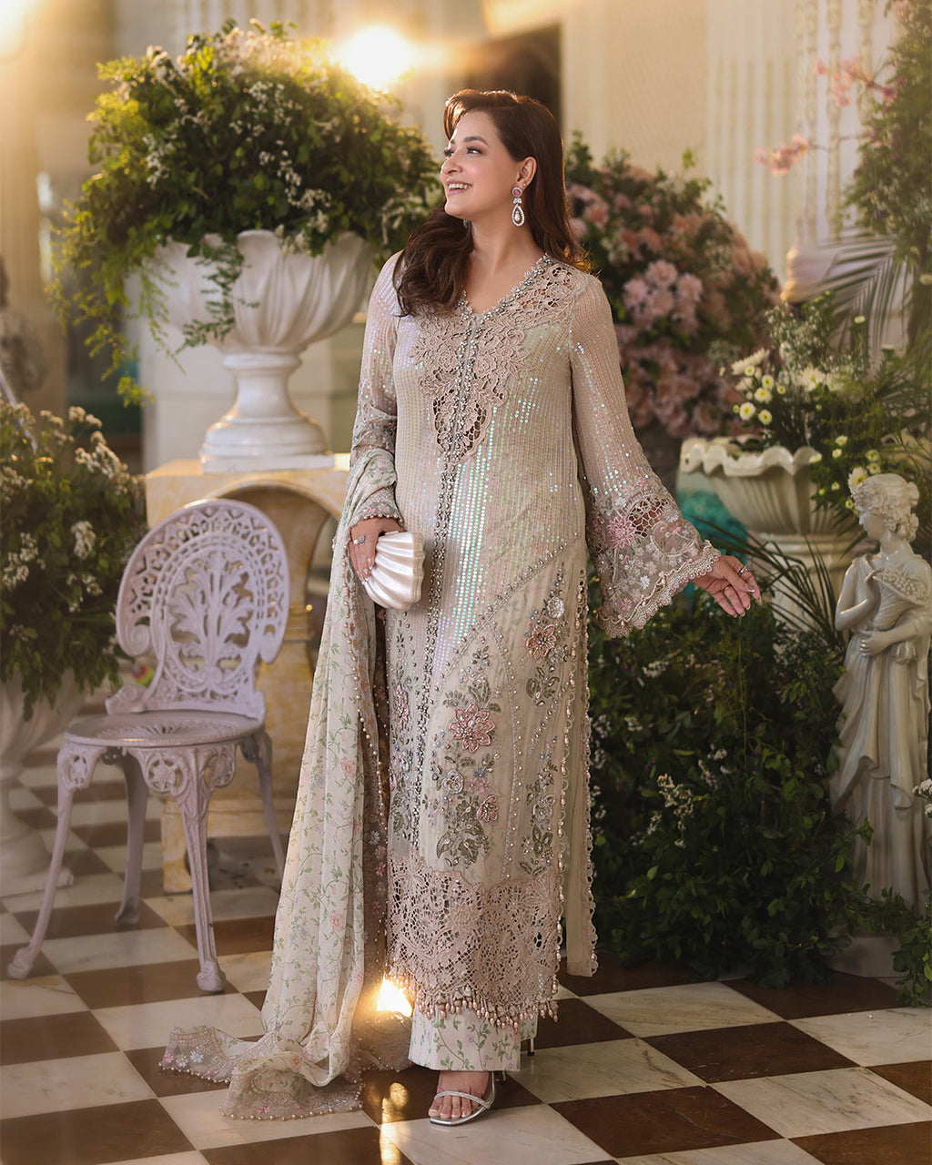 MARIA B - TEA AFFAIR - D7 - LUXURY CHIFFON COLLECTION 2026